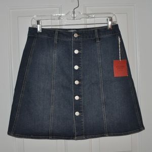 NWT Mossimo Jean Skirt Size 8